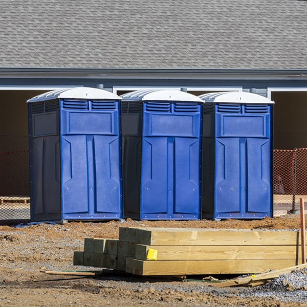 are there any restrictions on where i can place the porta potties during my rental period in North Cornwall